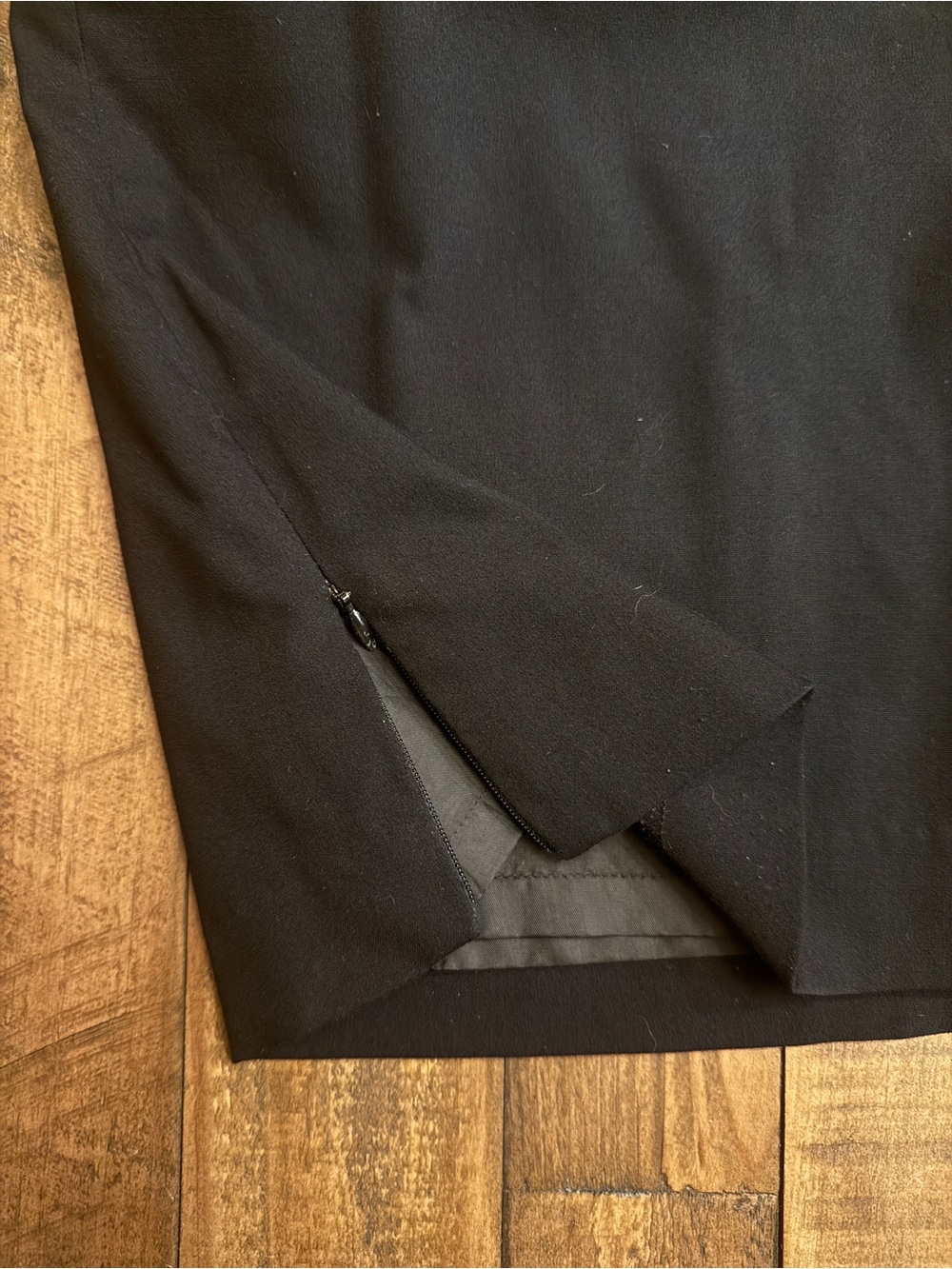 Worthington Stretch Black Straight Skirt - Picture 4 of 9